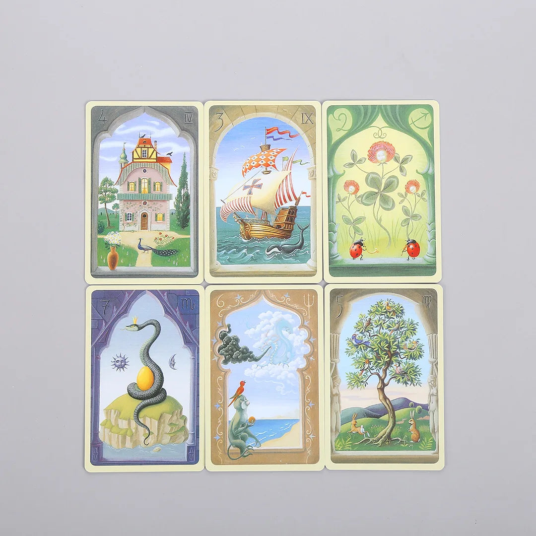 Oracle Lenormand Mystique English Version - Collection "Essentiels Divins"