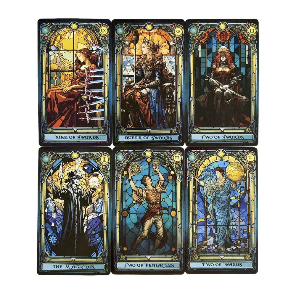 Tarot Vitrail English Version - Collection "Tarots Modernes"
