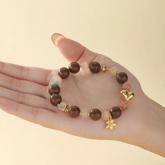 Bracelet Parfumé Perles d’Encens & Agrumes Fait Main - Collection "Énergies Sacrées"