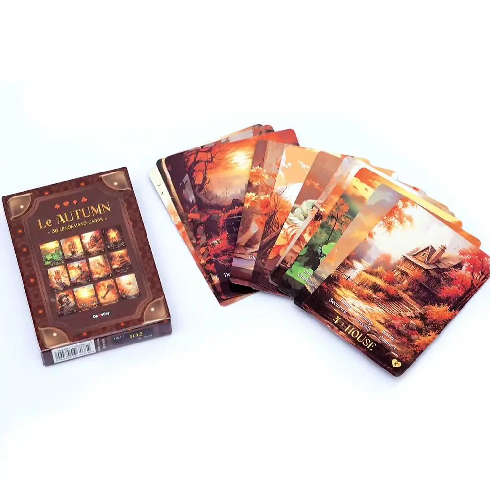 Oracle Lenormand Automne English Version - Collection "Essentiels Divins"