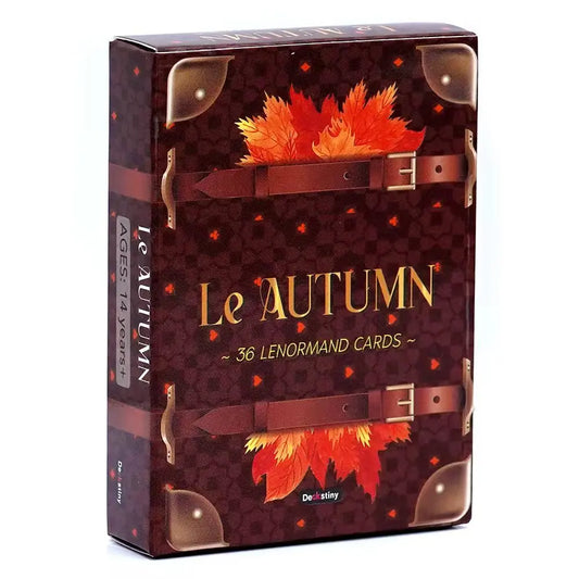 Oracle Lenormand Automne English Version - Collection "Essentiels Divins"