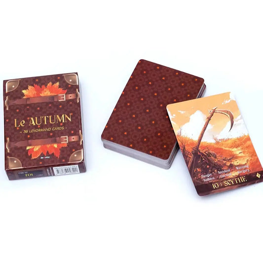 Oracle Lenormand Automne English Version - Collection "Essentiels Divins"